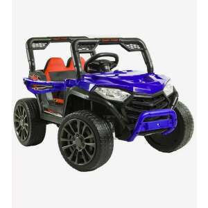 SZOMIK Elektromos Jeep Távirányítóval Leddel CAR-JS-1 - kék 54604621 Elektromos járművek - Elektromos terepjáró