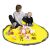 Child playing on Kruzzel toy storage mat with basket