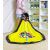 Kruzzel yellow toy storage mat with gray basket