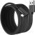 Black 5m USB-A to USB-C cable with 90 degree connector
