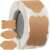 300 pack of brown kraft paper labels, perfect for jars, envelopes, and gifts