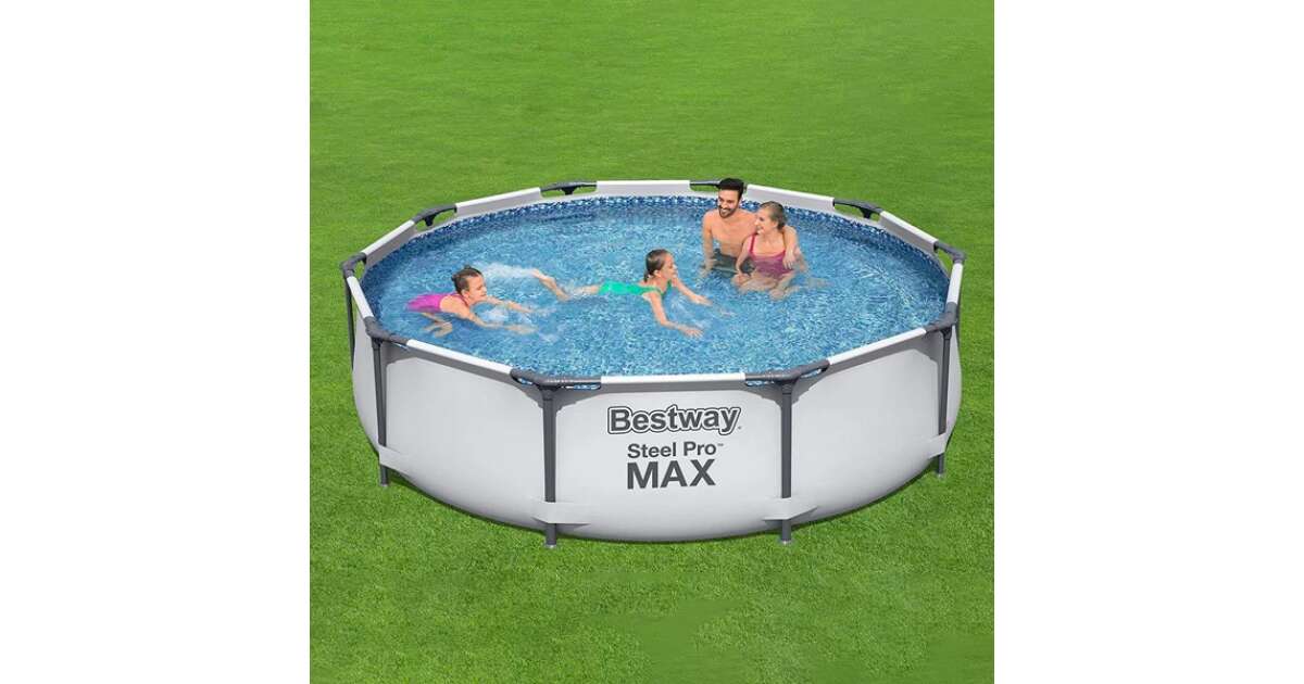 Piscina cu Cadru Metalic Bestway Steel Pro Max - 305 x 76 cm | Pepita.com