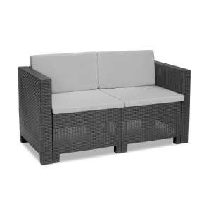 City 2-Sitzer Gartensofa graphit