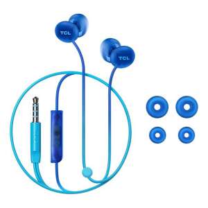 TCL SOCL300BL-EU wired earphones, ocean blue, with 3 sizes of ear tips - TCL Headphone
