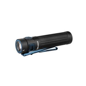 Olight Baton 3 Pro újratölthető zseblámpa, fekete, ferde nézet - Olight