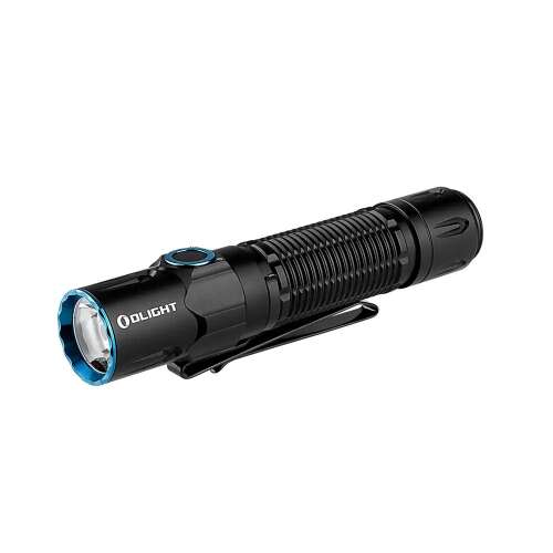 Olight Warrior 3S újratölthető zseblámpa, fekete, ferde nézet