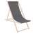 Springos garden chair, graphite, beech wood frame, 3 position adjustable, comfortable, relaxing, outdoor furniture
