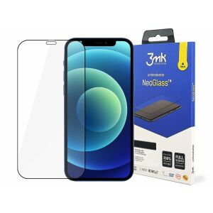 3MK NeoGlass folie de protecție ecran pentru iPhone 12 Pro Max aplicată pe telefon - 3MK Folii protecție