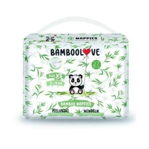 BambooLove környezetbarát, könnyen lebomló eldobható nadrágpelenka (XS, 2-4 kg-ig, 27 db/cs) 58390557 Pelenkák - 12 - 25 kg - 2 - 4 kg