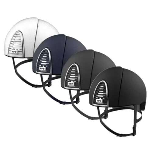 KEP Cromo 2.0 lovagló sisak, fehér, kék, fekete és szürke színben kapható