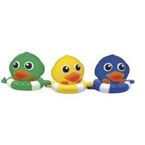 Vidám Fürdőjáték - 3 db Színes Úszó Kiskacsa