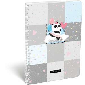 Lollipop Pandacorn A4-es Spirálfüzet - Vonalas