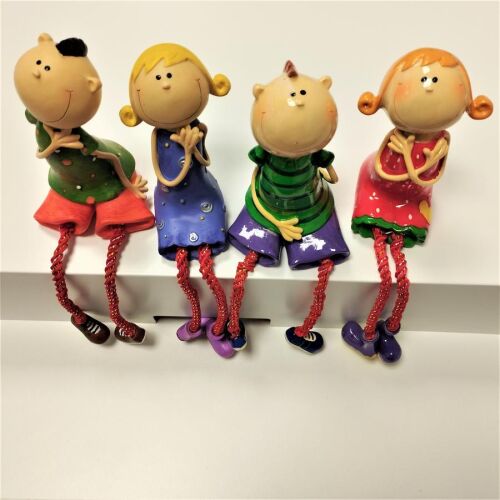 Kerámia Manócsoport - Lógólábas - 4 db - Fiúk és Lányok 120655927