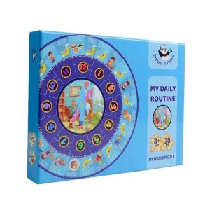 Panda Juniors Napi Rutin Kerek Puzzle - 25 db - 3 éves kortól