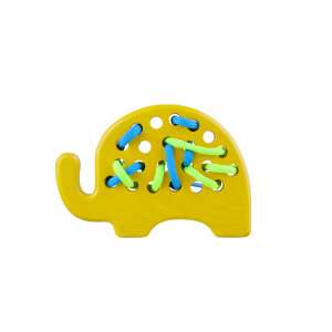 Elefánt fűzős fajáték, sárga 54650656 Fejlesztő játékok ovisoknak - Finommotorika fejlesztés