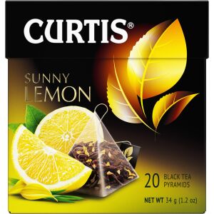 Curtis Napfényes Citrom Fekete Tea - Piramis Filter - 20 db 131710674 - Fekete tea