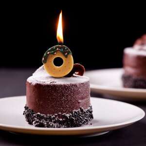 Lumânare de tort în formă de număr - 0 54653296 Decoratiuni pentru tort