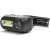 COB+XPE LED Headlamp with Motion Sensor and Battery, Black