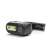 COB+XPE LED Headlamp with Motion Sensor and Battery, Black