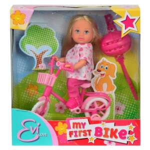 Simba Toys Evi Love - Evi baba rózsaszín biciklivel (105731715) 54656877 Babák