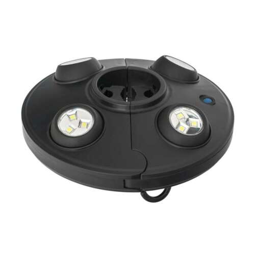 CarpZoom Ernyő- és sátorlámpa, LED kemping lámpa 4 állítható fejjel, ideális horgászáshoz és kempingezéshez