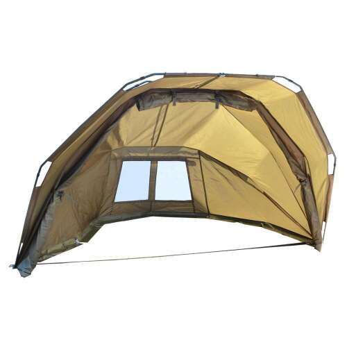 CarpZoom Adventure 2 Bivvy sátor, két személyes horgász sátor, zöld, ferde nézet - Sátor