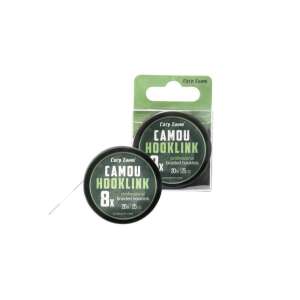 Carp Zoom Camou Hooklink 8x 20m 15lb fonott előkezsinór - Fonott előkezsinór