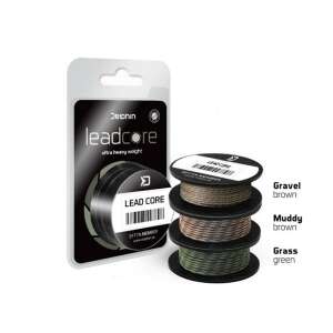 Delphin Leadcore ultra nehéz súlyú horgász zsinór, 45lbs, 8m, Zöld fű szín - Fonott előkezsinór