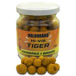 Haldorádó Hi-Vis Tiger Ananász Banán 130g, sárga tigrismogyoró pontyhorgászatra - Magmix