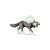 Schleich 42452 Jégfarkas Figurina, oldalnézet a részletes és valósághű játékfiguráról egy farkasról, jégkristályokkal a hátán és a mancsain