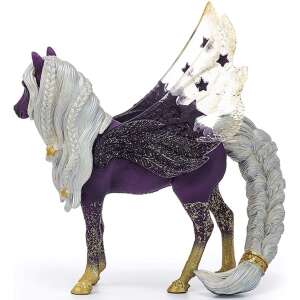 Schleich Star Pegasus Mare figurine, purple horse with wings and golden hooves - Schleich