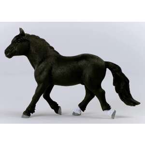 Schleich Noriker Stallion figurine, black horse model, farm animal toy - Figure