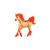 Schleich Bayala Fire Unicorn Stallion on white background