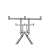 Delphin RPX-4 Silver rod pod, felülnézet