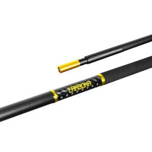 Delphin Carbona 180/2 teleszkópos merítő száknyél, fekete sárga díszítéssel, karbonból - Halvédelem