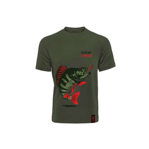 Delphin Catch me! Sügér T-shirt, zöld, elülső nézet