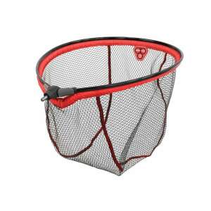 Delphin ATM Floaty RN VARIO 60x50cm horgász merítőháló, piros és fekete, gumírozott háló - Halvédelem