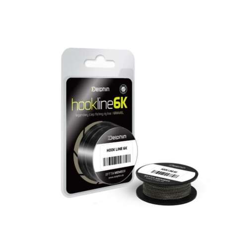 Delphin HookLine 6K fonott horgász zsinór, 35lbs, 20m - Fonott előkezsinór