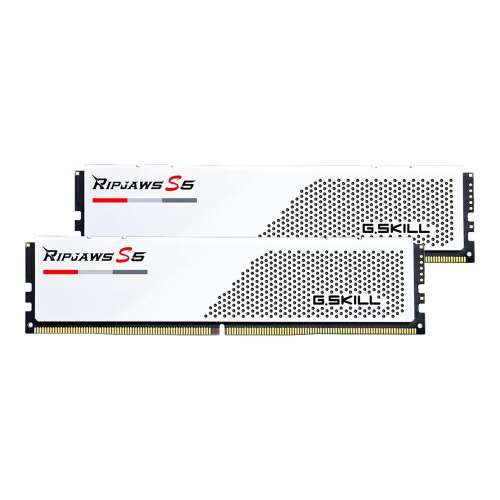 G.SKILL 32GB DDR5 6000MHz Kit(2x16GB) Ripjaws S5 Bijela F5-6000J3238F16GX2-RS5W 54684149