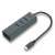 i-tec USB-C Metalowy 3-portowy Hub Gigabit Ethernet, szary, 3 porty USB 3.0, 1 port Gigabit Ethernet