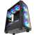 DarkFlash AQUARIUS Acryl computer case with RGB fans, black, bottom view