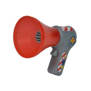 Simba Toys Fireman Sam megaphone with voice changer, red and grey plastic toy - Costume for Kid