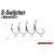 Decoy Offset Worm 102 S-Switcher #5/0 2,2gr súlyozott horog 4 db/csg 168955924