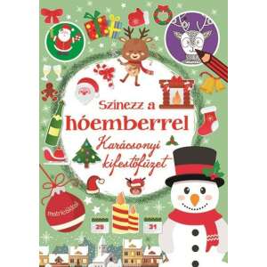 Színezz a hóemberrel - Karácsonyi kifestőfüzet 46838701 Foglalkoztató füzet, kifestő-színező
