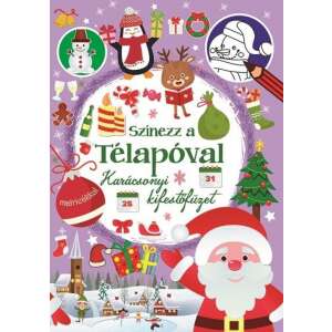 Színezz a Télapóval - Karácsonyi kifestőfüzet 46838556 Foglalkoztató füzet, kifestő-színező