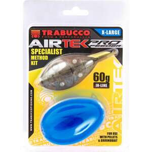 Trabucco Airtek Pro Feeder Specialist Method Kit, XX-Large, 60g In-Line - Etetőkosár & ólom