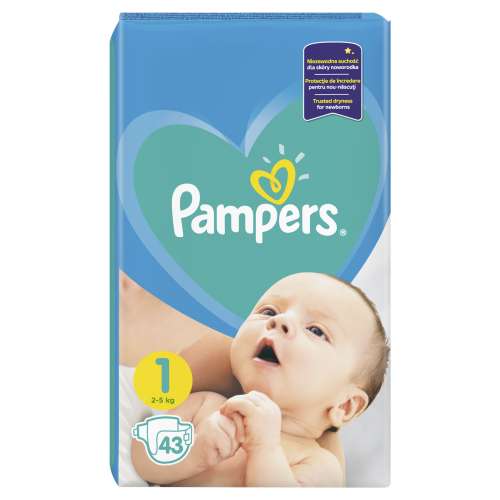Pampers Active Baby Nadrágpelenka 2-5kg Newborn 1 (43db) 31190711