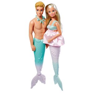 Steffi Love Schwangere Meerjungfrau Puppe mit Kevin - Simba Toys Baba