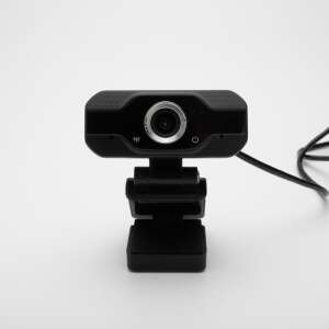 Webcamera neagră Savio USB Full HD CAK-01, vedere din față - Camere web
