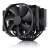 Cooler CPU Noctua NH-D15S chromax.black, vedere din unghi, ventilator negru